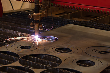 Image showing Plasma cutting 