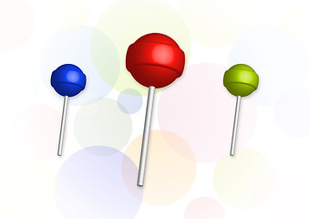 Image showing Lollipops