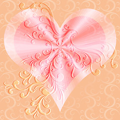 Image showing Pink valentines background