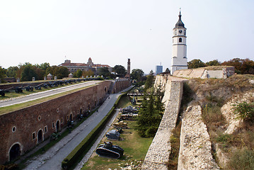 Image showing Tanks and fortress