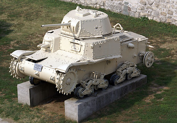 Image showing White tank