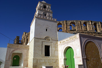 Image showing Mosque and wall