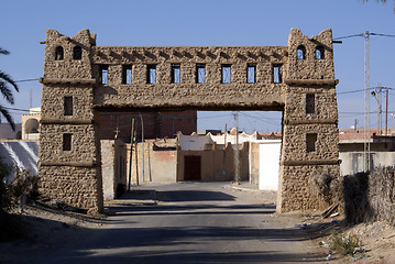 Image showing Gate on the road