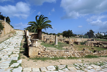 Image showing Road ands ruins