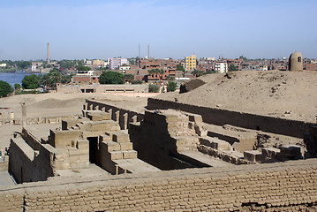 Image showing Town and temple