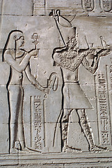 Image showing God and pharaon