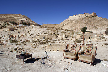 Image showing Chairs and castle