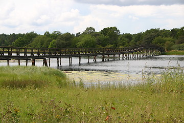 Image showing Wooden bridge