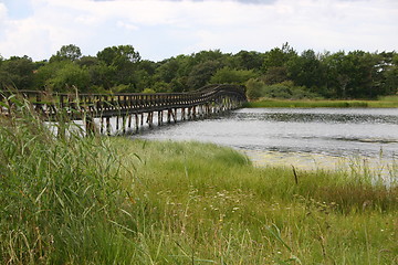 Image showing Wooden bridge