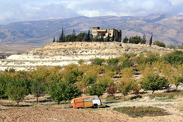 Image showing Autumn in Bekaa valley