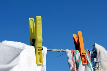 Image showing laundry hanging
