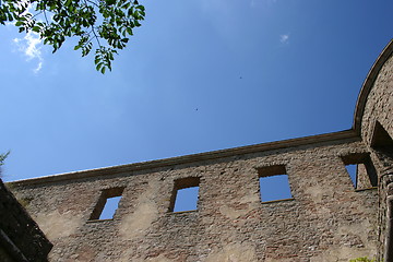 Image showing Castle windows
