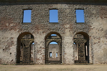 Image showing Castle windows