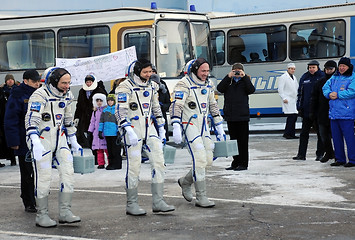 Image showing Crew Walk Out