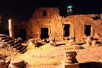 Image showing Night in Bosra