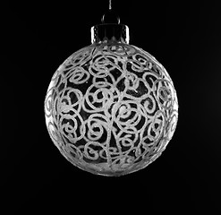 Image showing Round Glass Christmas decoration