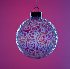 Image showing Round Glass Christmas decoration