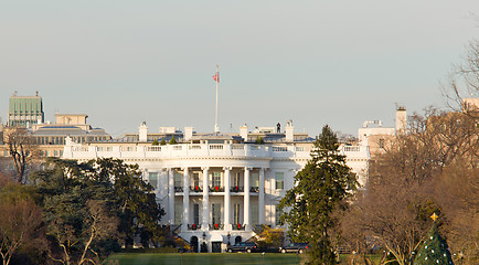 Image showing White House at Christmas