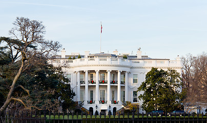 Image showing White House at Christmas