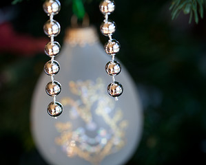 Image showing Decorated christmas tree in home