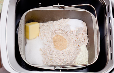 Image showing Home made bread making