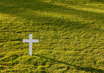 Image showing Shadow cast by cross for Robert Kennedy