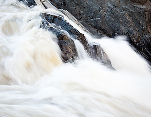 Image showing Great Falls Washington at dusk