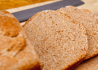 Image showing Sliced wheat bread 