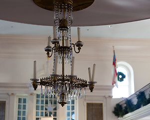 Image showing Chandelier in Christ Church in Alexandria