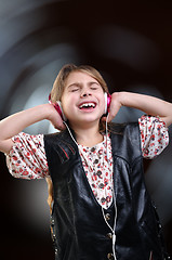 Image showing DJ girl