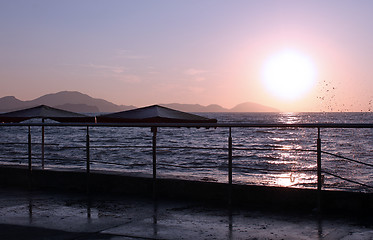 Image showing quay at morning