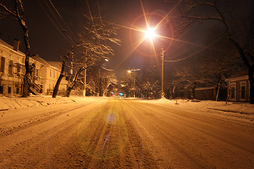 Image showing winter night