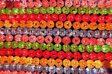 Image showing Colorful paper lanterns