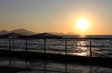 Image showing quay at morning 