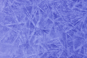 Image showing blue abstract ice texture