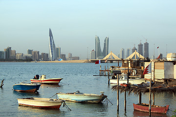 Image showing Gulf and boats
