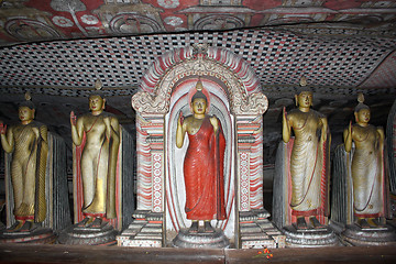 Image showing Buddhas