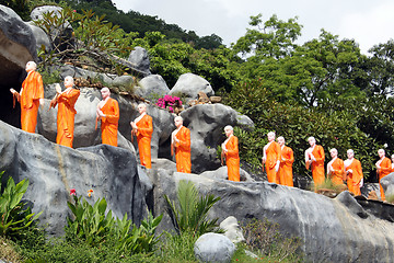 Image showing Monks