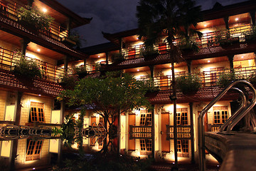 Image showing Night in hotel