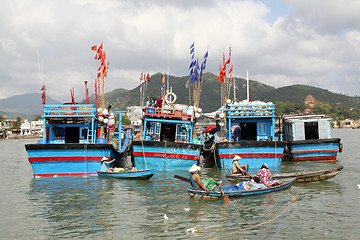 Image showing Fishing boats