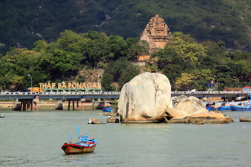 Image showing Boat and tower