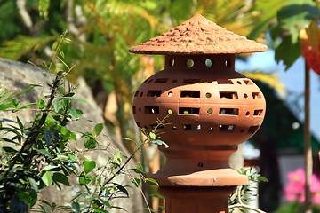 Image showing Pot in the garden