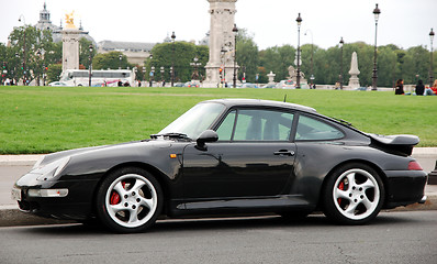 Image showing Black Porsche