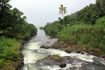 Image showing Falefa waterfall