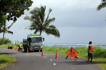 Image showing Roadwork