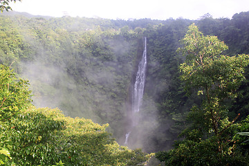 Image showing Mist and waterfall