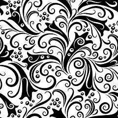 Image showing Seamless floral graphic pattern 