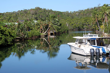 Image showing Boat on the river