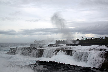Image showing Lava and storm