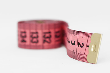 Image showing Pink tape Measure